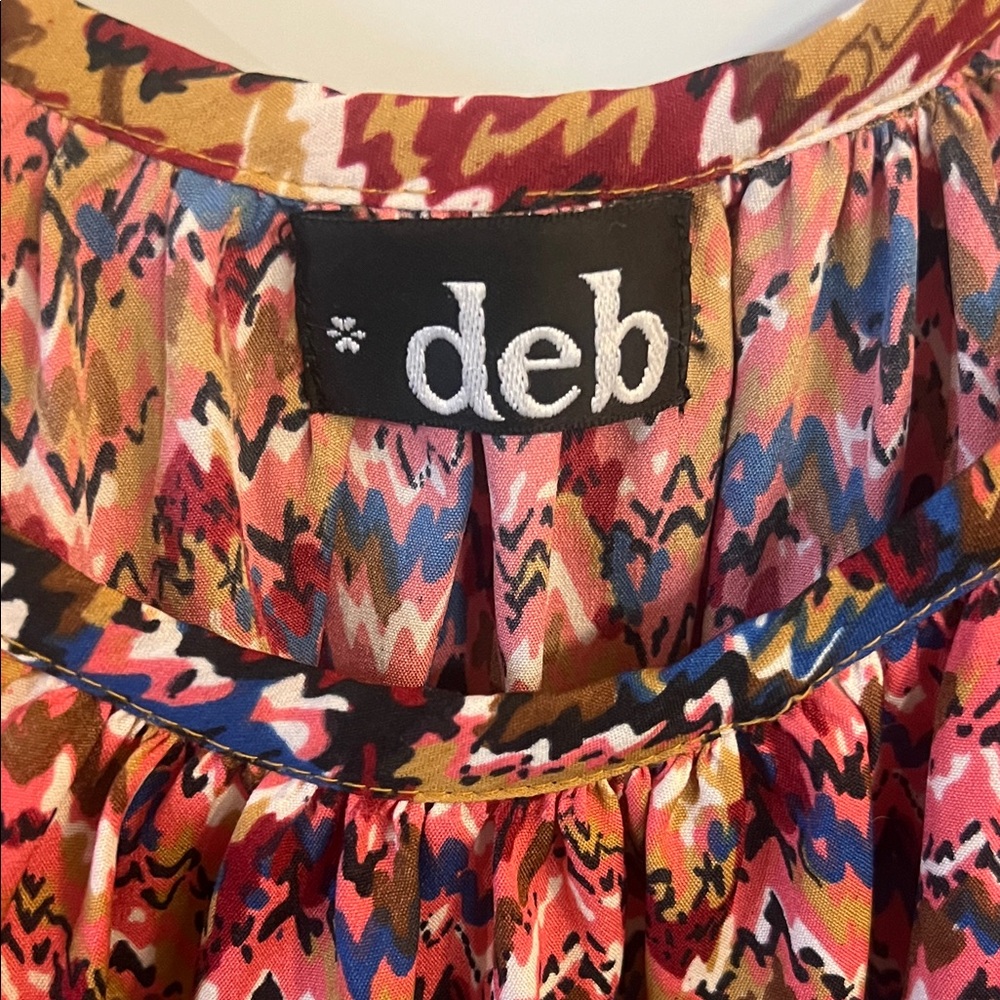 Deb Ruffle Sleeve Multicolor Dress - Picture 4 of 6